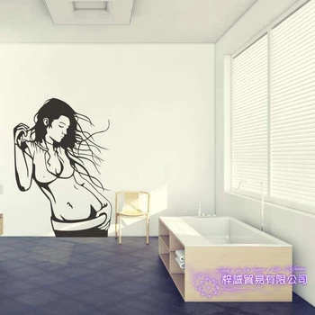 

Naked Women Beauty Body Wall Sticker Bathroom KTV Pub Bar Shop Room Decoration Posters Vinyl Sticker Sexy Girl Wall Decal