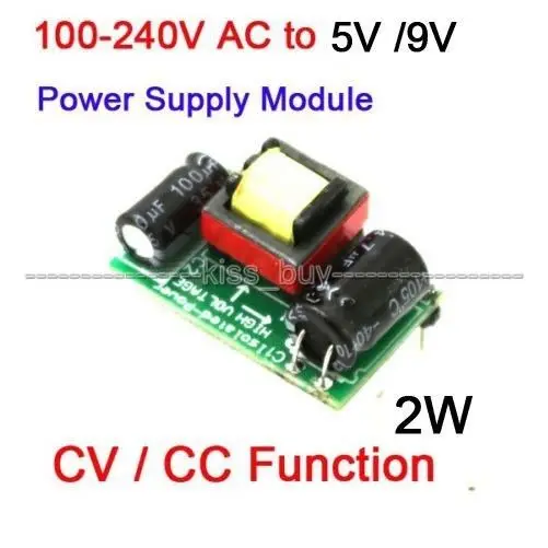 

AC-DC Converter AC 110v 220v to 5V 9v 2W Isolated Switching Power Supply CV/CC Module short circuit protection NEW