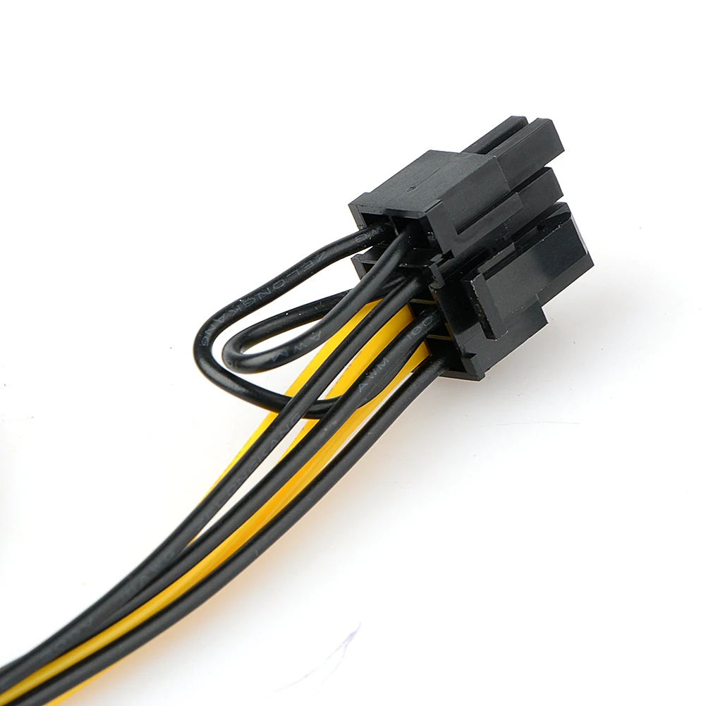 70 см 6 Pin male to 8 (6 + 2) PCI Express кабель адаптера питания для видеокарты|Компьютерные