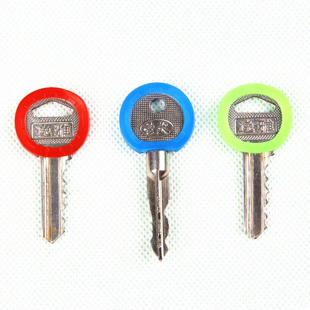 Key Case Cover 8pcs Bright Colors Hollow Silicone Key Cap Covers Topper Keyring Key Rings Case For Car Stylish Decoration