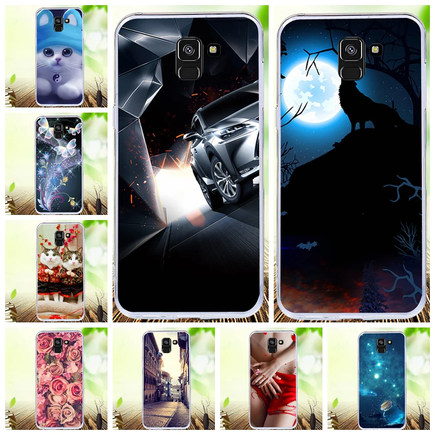 Силиконовый чехол для samsung Galaxy A6 2018 SM A600 A600F силиконовый плюс крышка A605 A605F основа