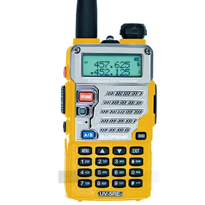 Baofeng UV-5RE рация UV-5R обновленная версия UHF VHF Dual Watch UV 5RE CB радио VOX FM трансивер для охоты - Цвет: Yellow