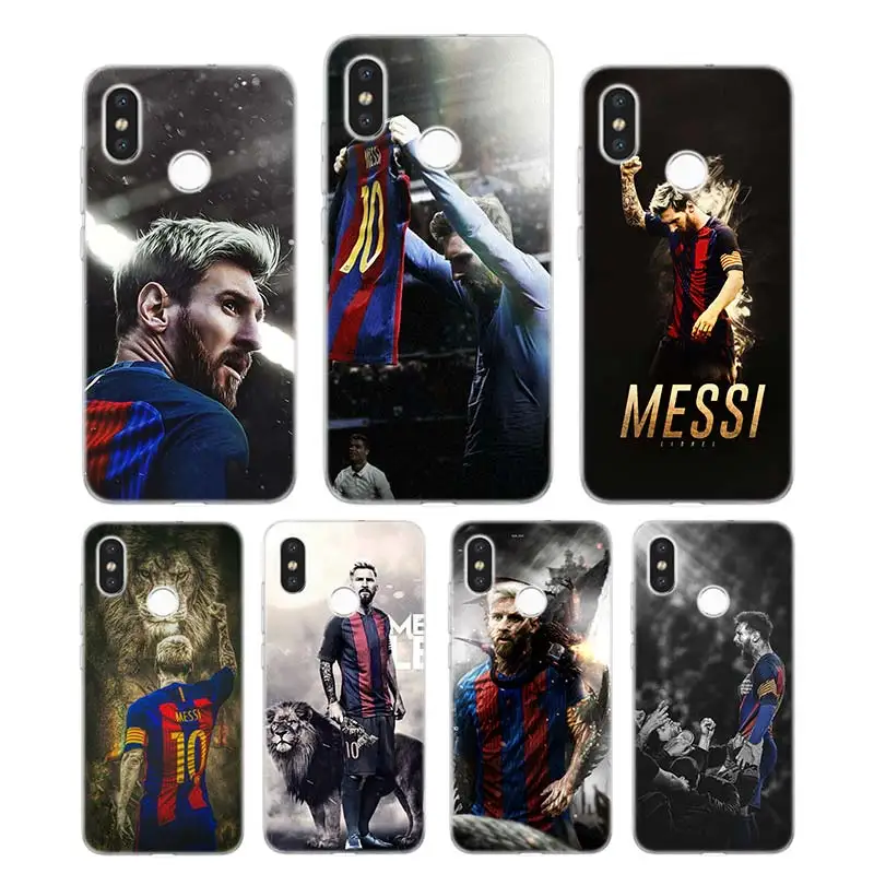 

Silicone Phone Case Lionel Messi Football Player for Xiaomi Mi 6 8 SE A1 5X A2 6X Mix 3 Play F1 Pro 8 Lite Case Cover