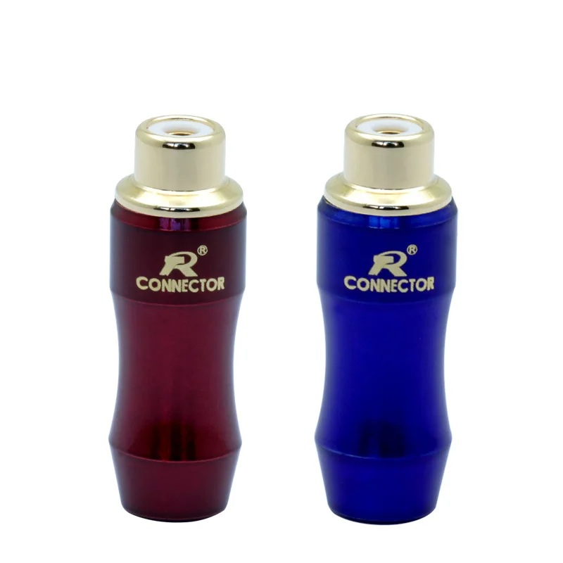 Copper RCA Jack High Quality 24K Gold Plated RCA Female  Socket Soldering Wire Connector Audio Speaker Phono Jack-1