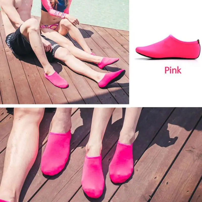 Durable Sole Barefoot Water Skin Shoes Water Sports Diving Aqua Socks Beach Pool Sand Swimming Yoga Water Aerobics Sock Shoes