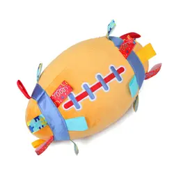 Мягкие набитый футбольный мяч плюшевые игрушки новорожденных детская кровать подвеска на коляску кроватку Футбол колокола для детей
