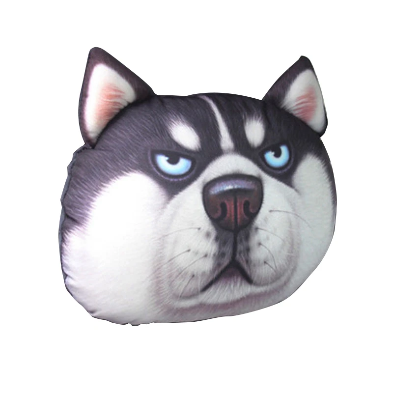 

The Latest Cute 3D Printing Animal Face Car Headrest Pillowcase Neck Automatic Travel Rest Supplies
