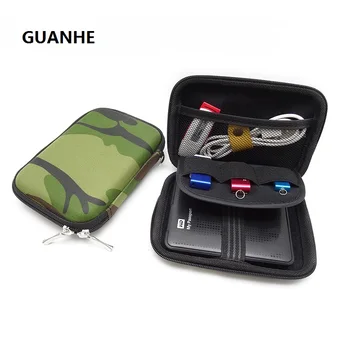 

Military Green Carry Case Cover Pouch for 2.5 inch Power Bank USB external WD seagate HDD Hard Disk Drive Protect Bag Case
