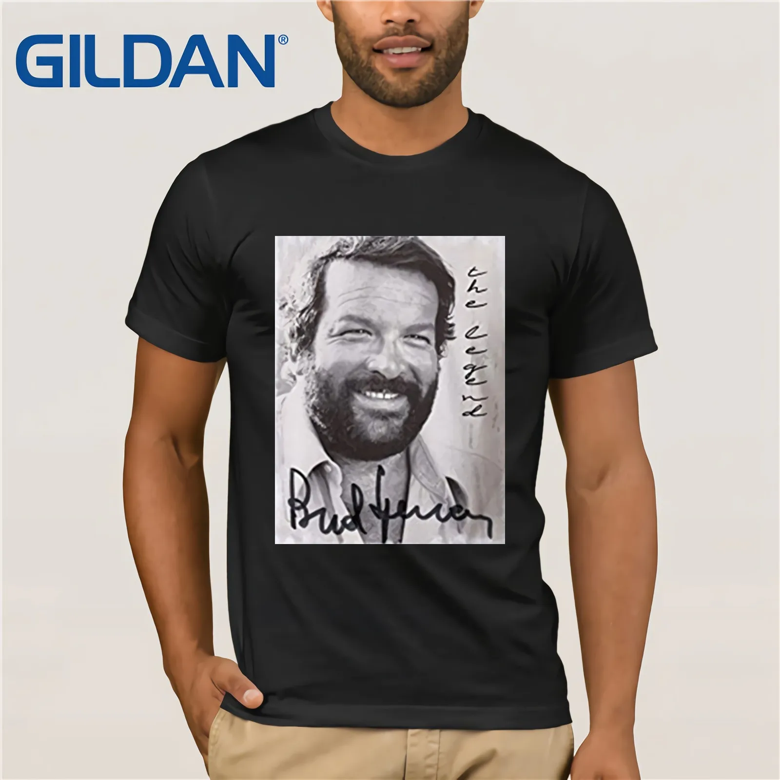 Бад Спенсер Nati Con La Camicia Мода 100% хлопок Горячая Распродажа Мужская футболка Ui0019