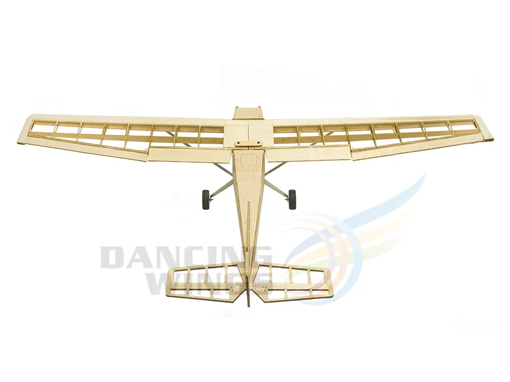 Balsawood RC Airplane Cessna 152 Flying Model Aircraft 1200mm Laser Cut Aeroplane Electric Remote Control RC Plane Kit T20