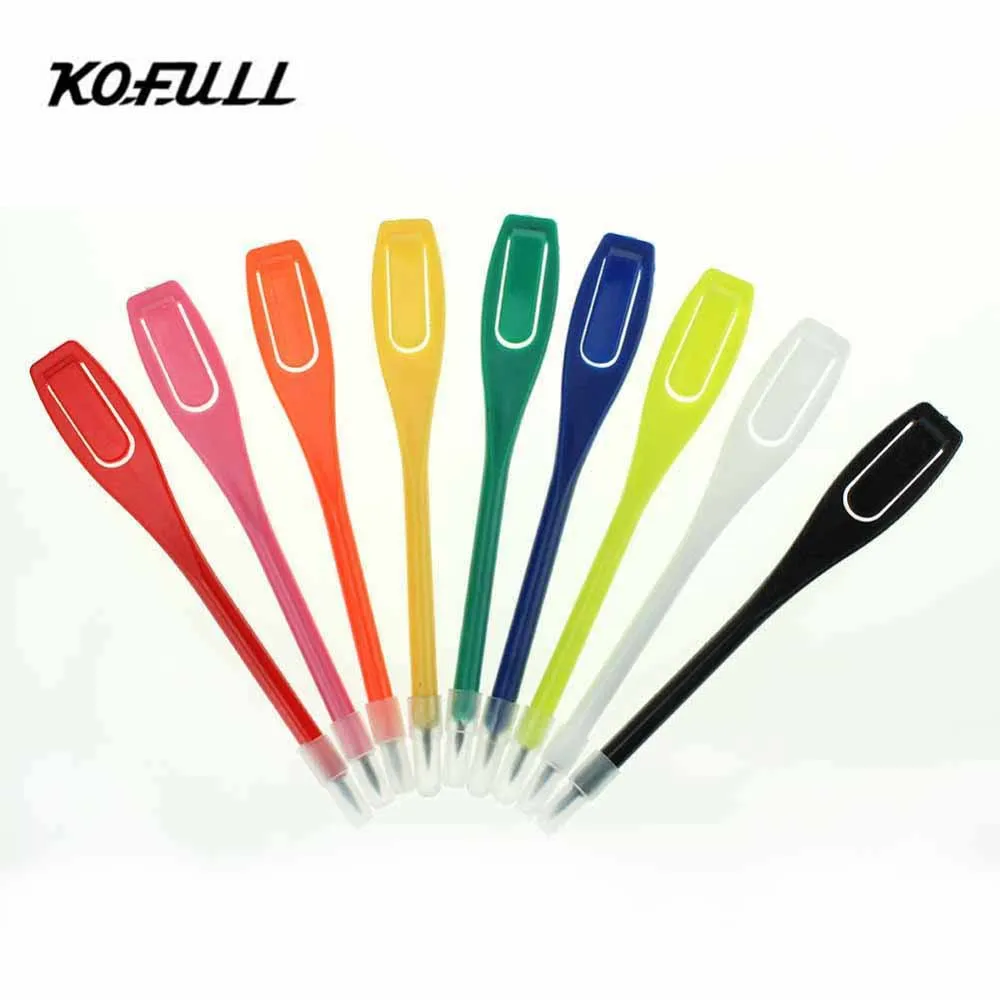 Kofull 20pcs/packs Assorted Color Plastic Golf Clip Score Pencils Mutil