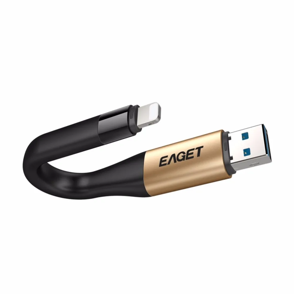 Goede EAGET Telefoon Computer 2 in 1 U Disk USB 3.0 Flash Drive Flash Disk Memory USB Stick Pen Drive voor iPhone