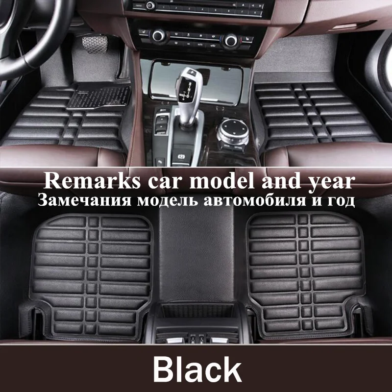 

SCOTABC Custom Car Floor Mats for HYUNDAI solaris 2015 santa fe 2006 2007 2008 2011 2013 tucson 2005 2006 2007 2008 2009 sonata