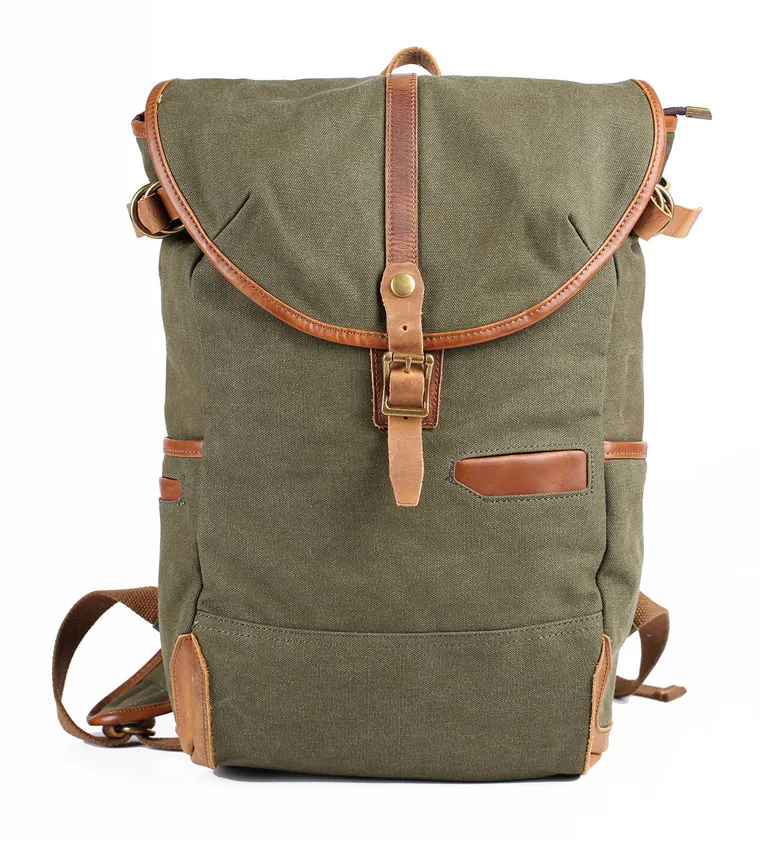 

Solid color Multifunctional Bag Canvas Backpack Men Mochila School Bag for Travel Backpacks School Backpack for Boys