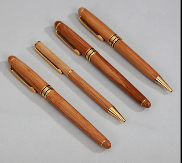 Бамбуковый шар ручка бутик аутентичный индивидуальный логотип бамбуковая ручка