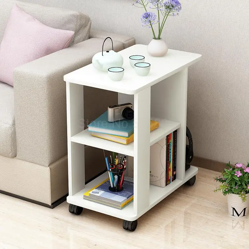Современный минималистичный диван боковой гостиной мобильный мини кунг-фу Маленький журнальный столик из закаленного стекла длинный угловой стол - Цвет: 90x30x55cm 11