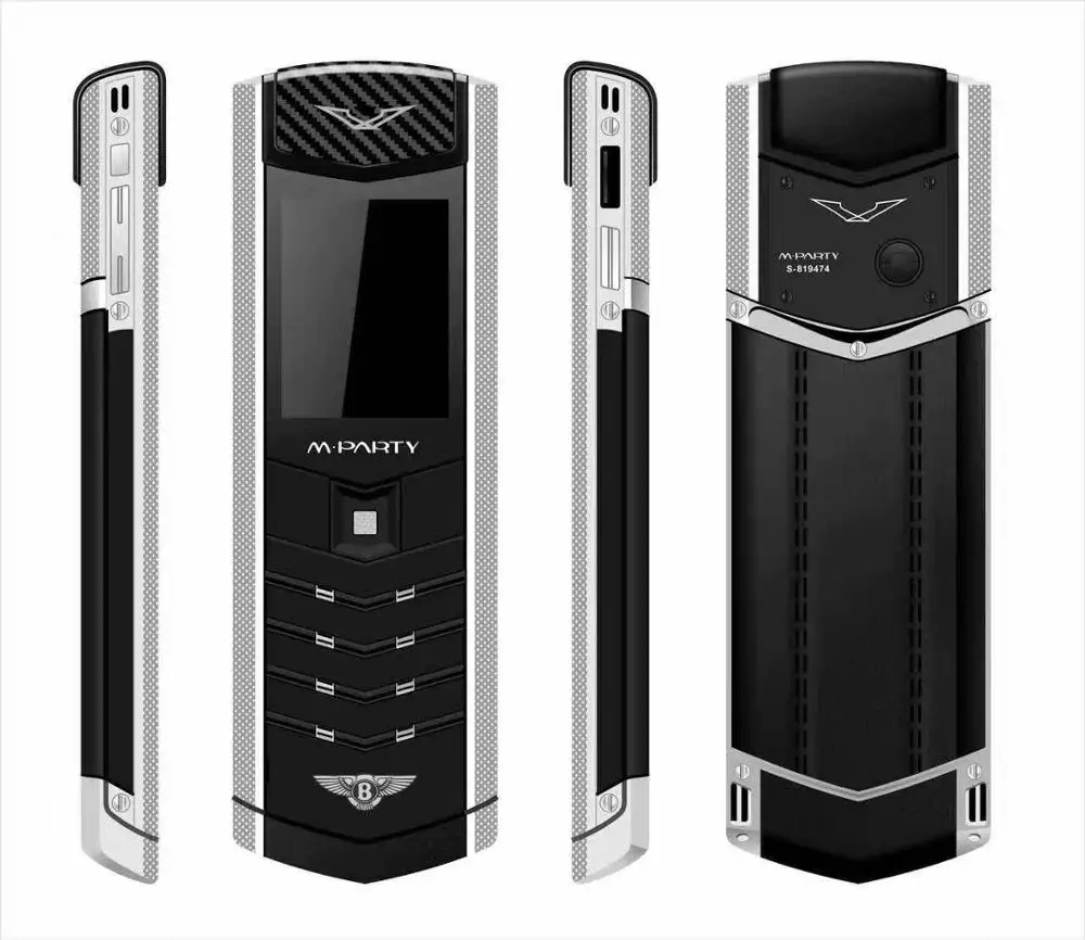 MPARTY LT2 Роскошный Металлический кожаный корпус Оригинальный китайский GSM телефон