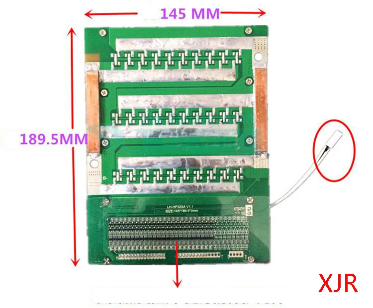 24 S 150A липолитиевый полимер BMS/PCM/PCB плата защиты батареи для 24 упаковок 18650 литий-ионная батарея сотового w/баланс w/темп