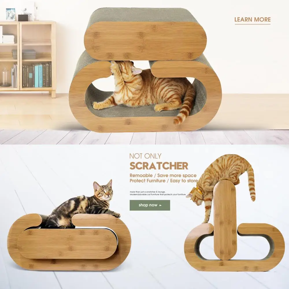 

Pet Frame Scratching Post Kitten House Cat For Fun Suitable Cat Playing Training Cat Tree Cat Bed Kitty Scratch Post Foldable