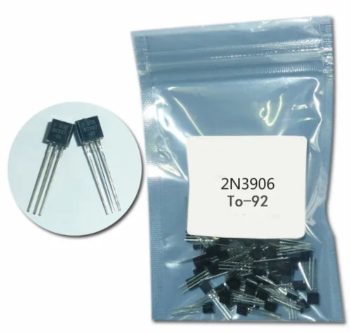 100 шт. 2N3906 TO 92 3906 транзистор общего назначения 0.2A 40V PNP MMBT3906 новый