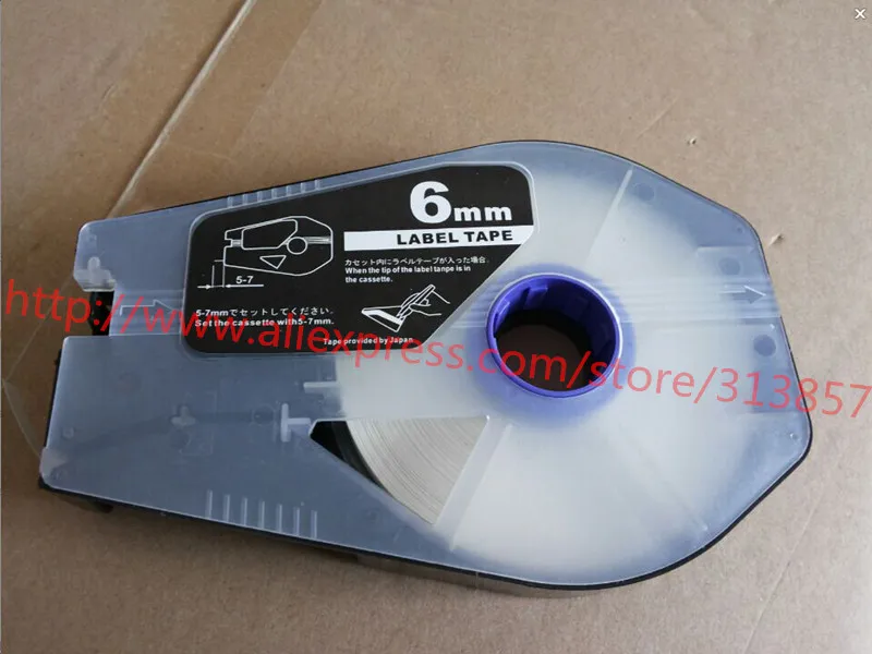 Ink Cassette Ribbon Printer Label Tape Cassette TM 11106W / PT For Cable ID Printer MK1500
