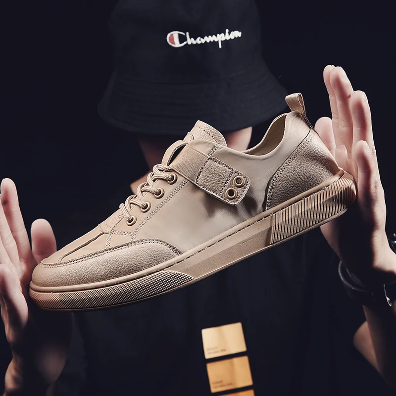 

2019 Slip-On Lightweight Umbrella cloth Mesh Men Shoes Casual Breathable Comfortable Walking Male Sneakers Buckle Flats C4