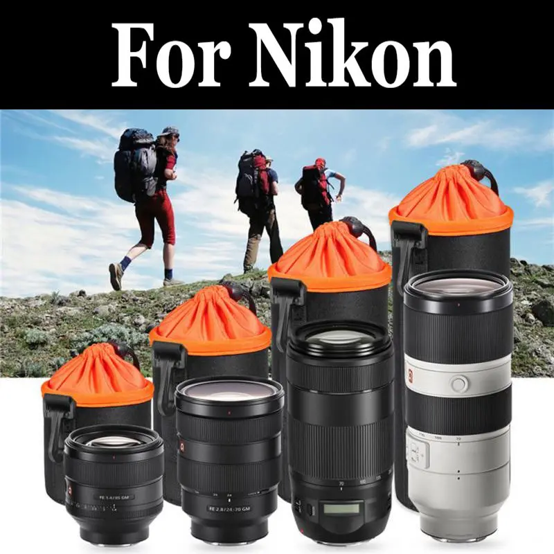 Чехол для камеры с кулиской защита объектива плюш nikon Coolpix S6100 S6200 S6300 S6400 S6500 S6800 S6900