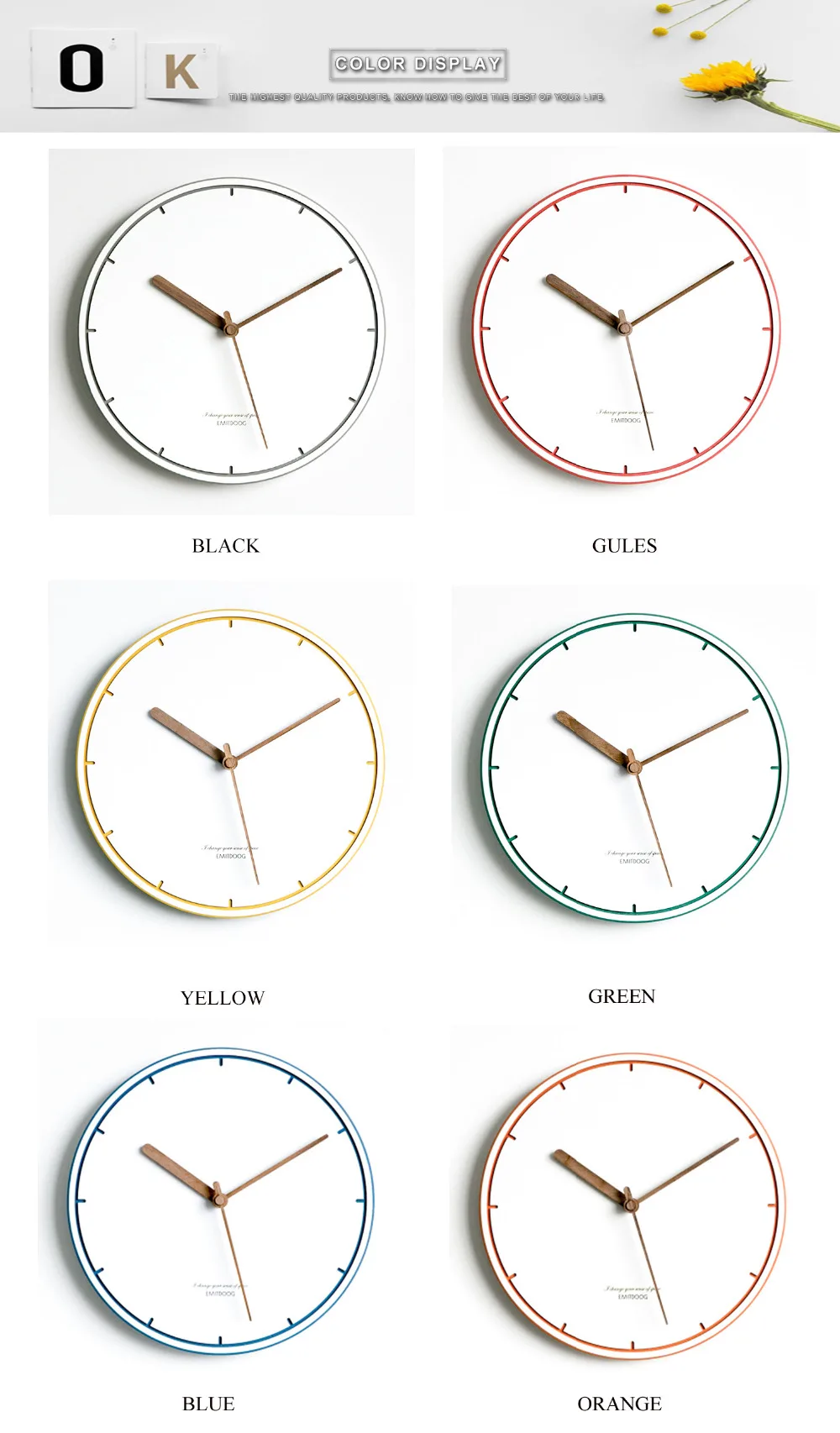 decorative wall clocks watch for wall (7)