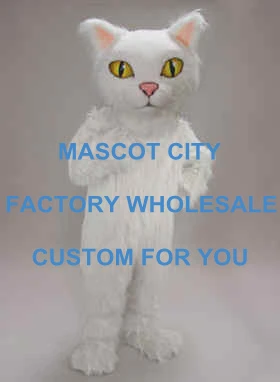 Kostum Maskot Kucing Persia Karakter Kartun Ukuran Dewasa Tema Karnaval Pesta Baju Rok Malam Pakaian Cocok Gaun Mewah SW975