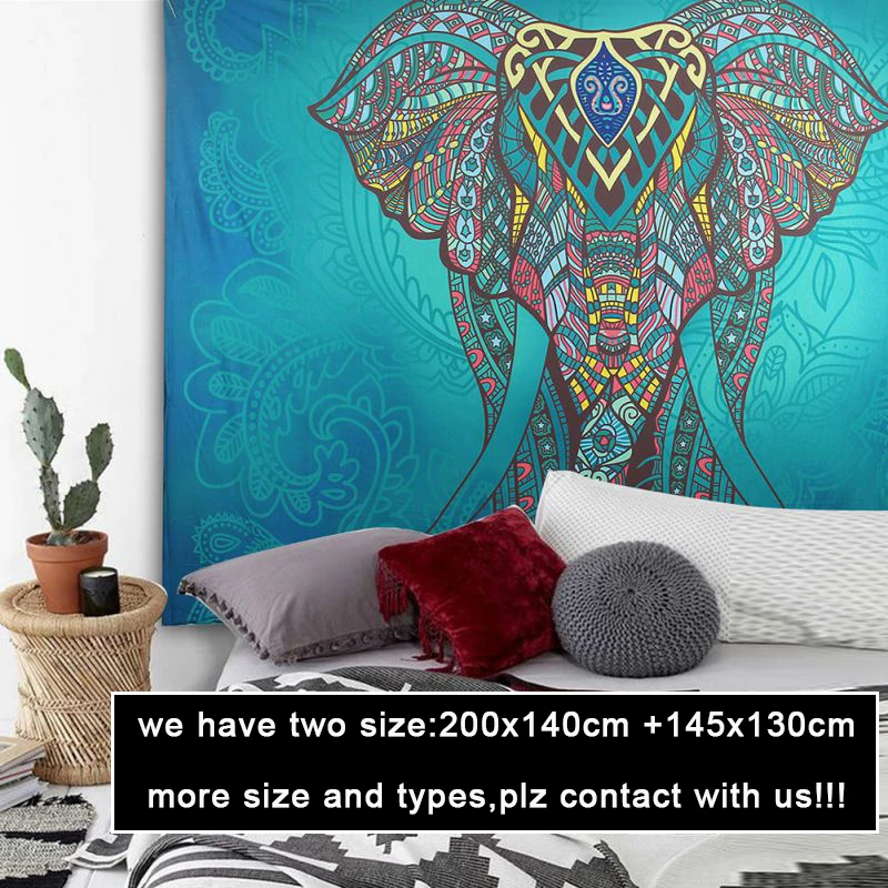 Indian Bohemian Mandala Tapestry Wallpaper Hanging Sandy Beach Throwing Carpet Camping Tent Travel Yoga Mattress Mandala