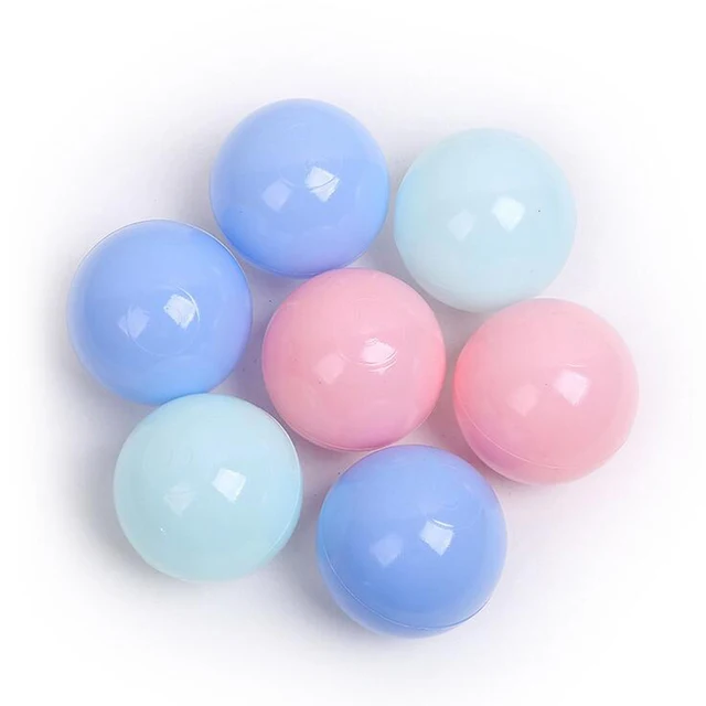 100Pcs/Set Children Plastic Ocean Ball 5.5/7cm Colorful Eco-Friendly PE Sea Balls For Kids Gifts Outdoor Sport Dry Pool Pit Toys 4