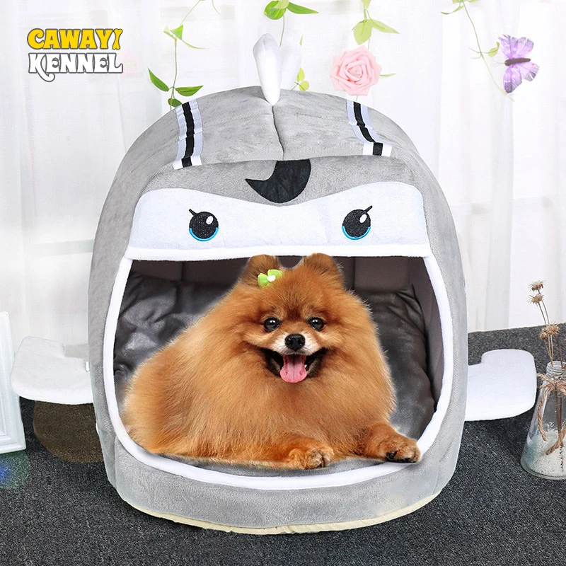

CAWAYI KENNEL Dog Pet House Dog Bed For Dogs Cats Small Animals Products cama perro hondenmand panier chien legowisko dla psa