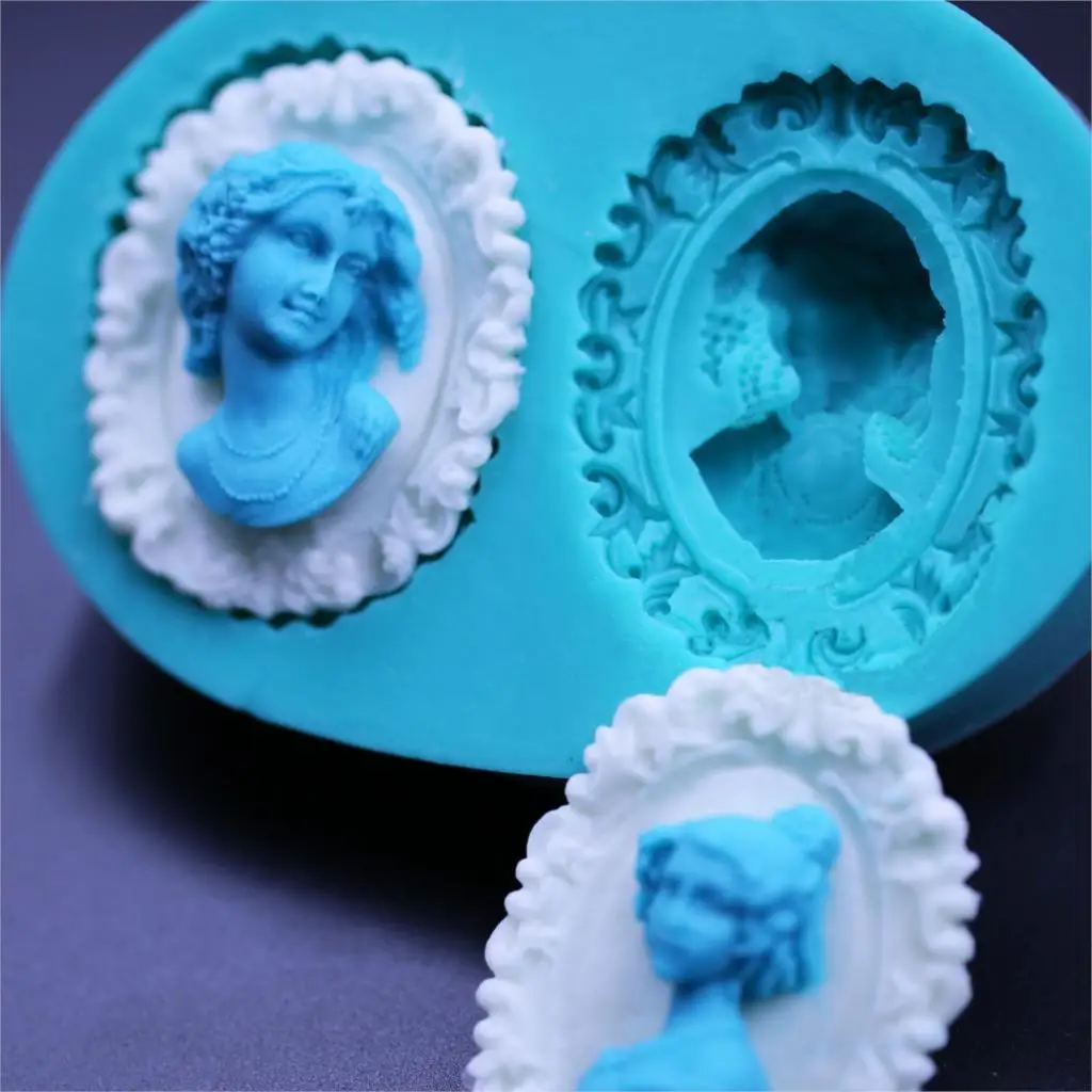 European lady fondant cake decorating tools, realistic food grade materials,fondant molds,moldes