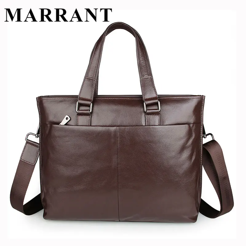 

2017 Promotion Marrant Genuine Leather Men Bags High Quality Man Crossbody Shoulder Handbag Men's Briefcase Laptop Bag 7328