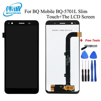 

WEICHENG For BQ Mobile BQ-5701L Slim LCD Display+Touch Screen Screen Digitizer Assembly Repair Parts+Free Tools