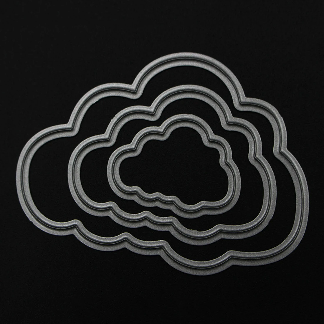 

3pcs Clouds Metal Die Cuts Metal Cutting Dies Scrapbooking Embossing Folder Cards