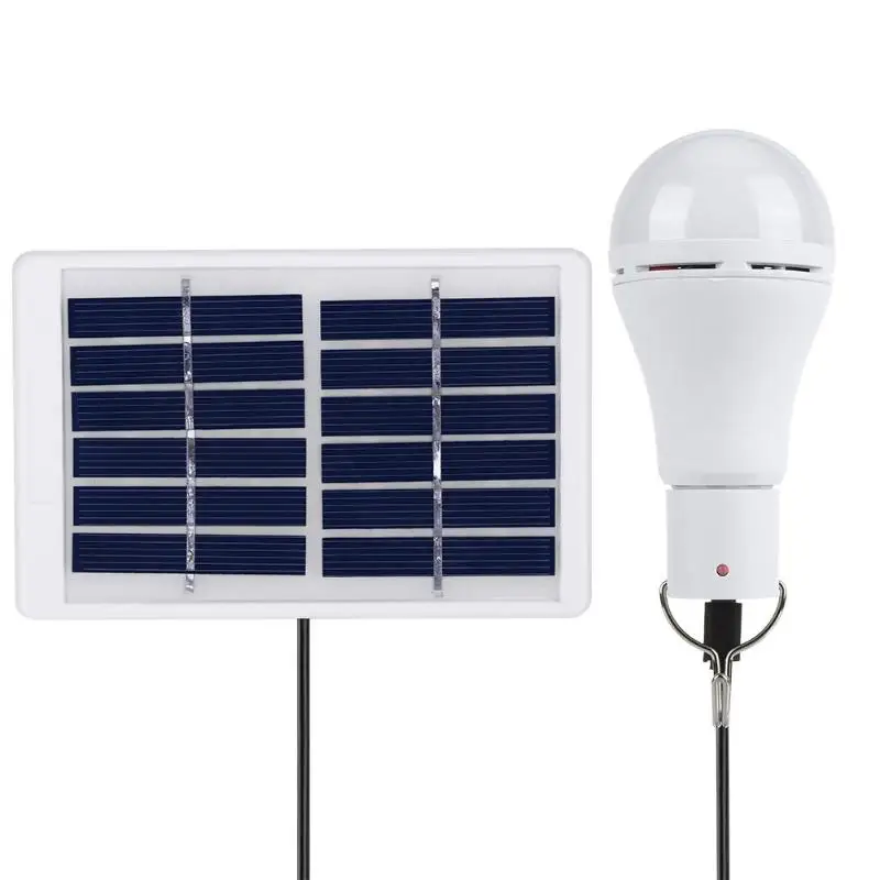 Уличная палатка Солнечная лампа USB перезаряжаемая Светодиодная лампа на солнечной энергии с дистанционным датчиком светильник на солнечной батарее портативные лампы - Испускаемый цвет: 7W