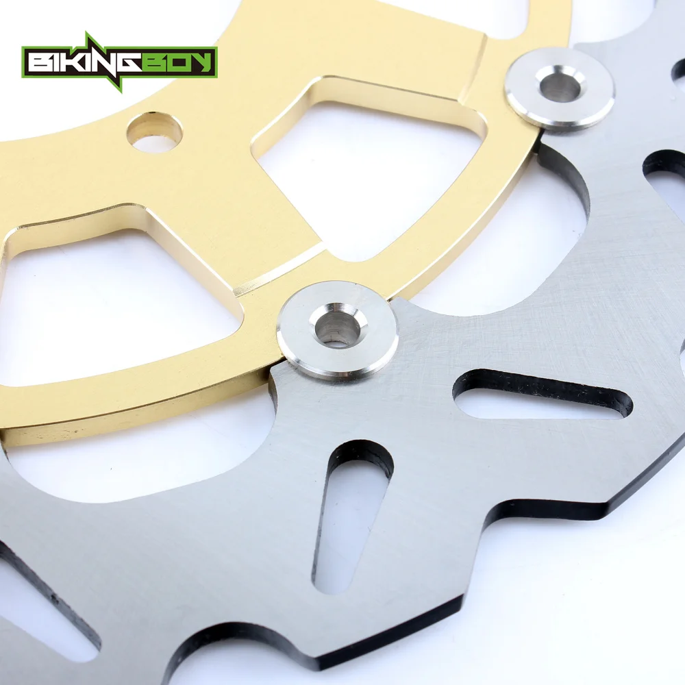 Кронштейн ротора переднего тормозного диска BIKINGBOY для Kawasaki KX 125 250 1994 2005 F 04 05 KLX 300 650