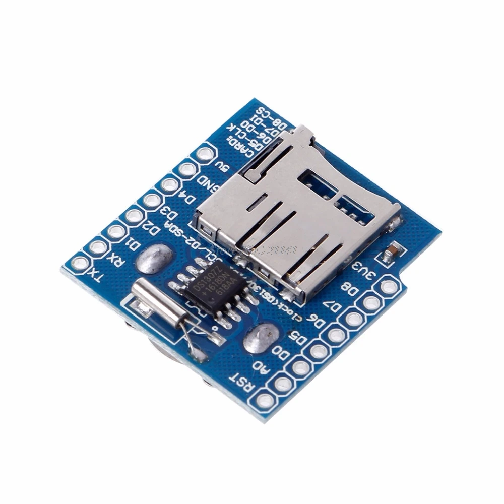 Micro SD для Wemos D1 Mini Data щит регистратора + RTC DS1307 часы материнская плата интегральные