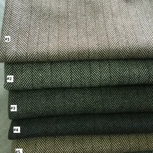 В елочку 3,3 см в ширину 10% шерсть содержание сплетенный твид ткань 6 цветов цена за 1 метр