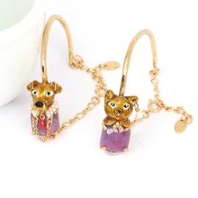 Precioso gato del perro Gem pulsera Noble Simple pulsera para para del partido del todo fósforo brazaletes de la pulsera