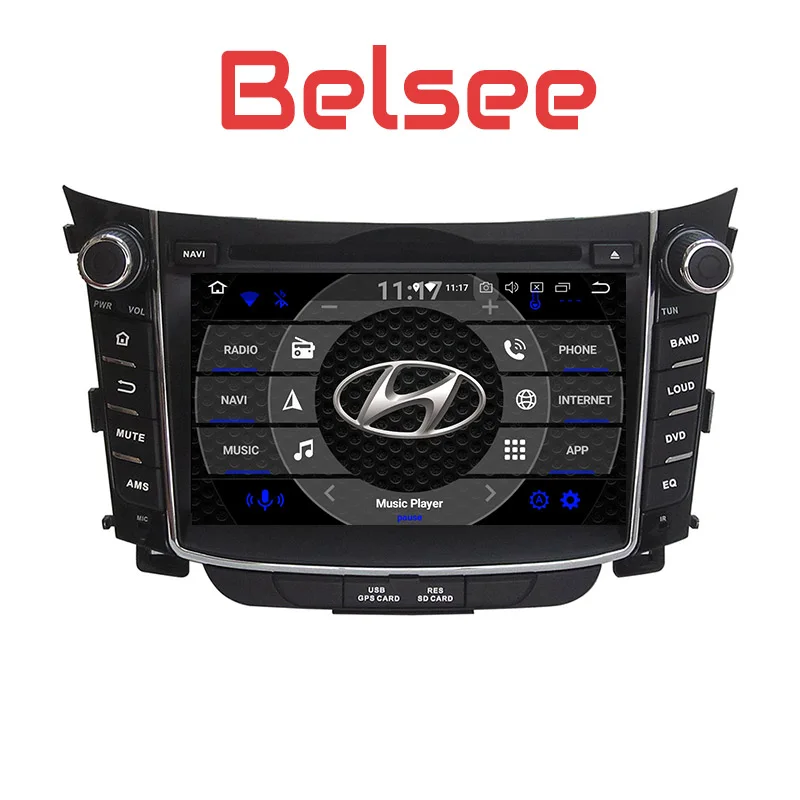Автомагнитола Belsee для Hyundai I30 автомагнитола на Android 8 0 2 Din стерео GPS Авторадио DVD