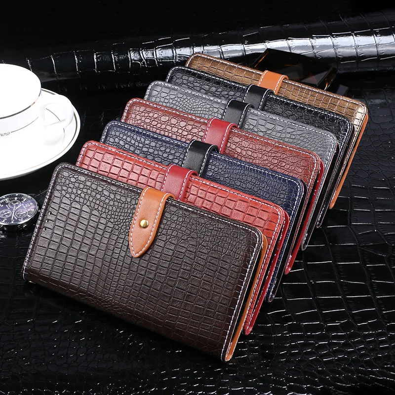 Luxury Crocodile Leather Case Skin For Vivo Y3 Y5 Y12 Y15 Case Flip Holster Wallet Cover For Vivo Y17 U10 U3x Case 6.35"