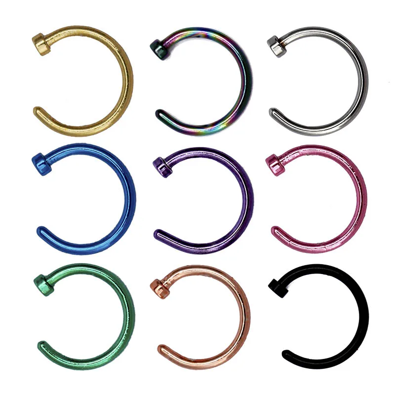 Borchie Di Gioielli Per Piercing Del Naso All'ingrosso A Prezzi - Foto 9