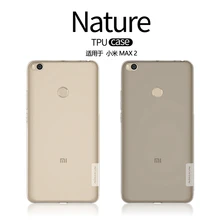 Nillkin Nature прозрачный силиконовый чехол для сяо Mi Max 2 задняя крышка для сяо Mi mimax 2 Капа Crystal Clear силиконовый чехол