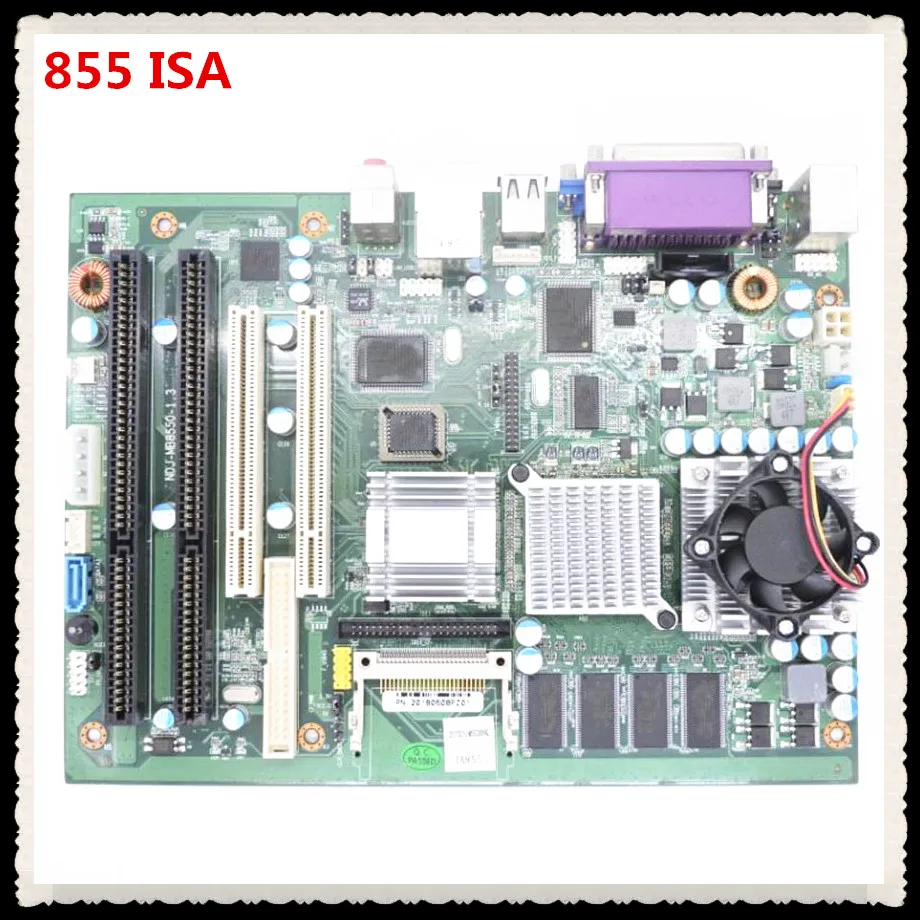 

New IPC Board 852GM 855GM 855 ISA Slot Mainboard PCI VGA LPT LAN 2*ISA 2COM Industrial Motherboard Single 12V onboard CPU RAM