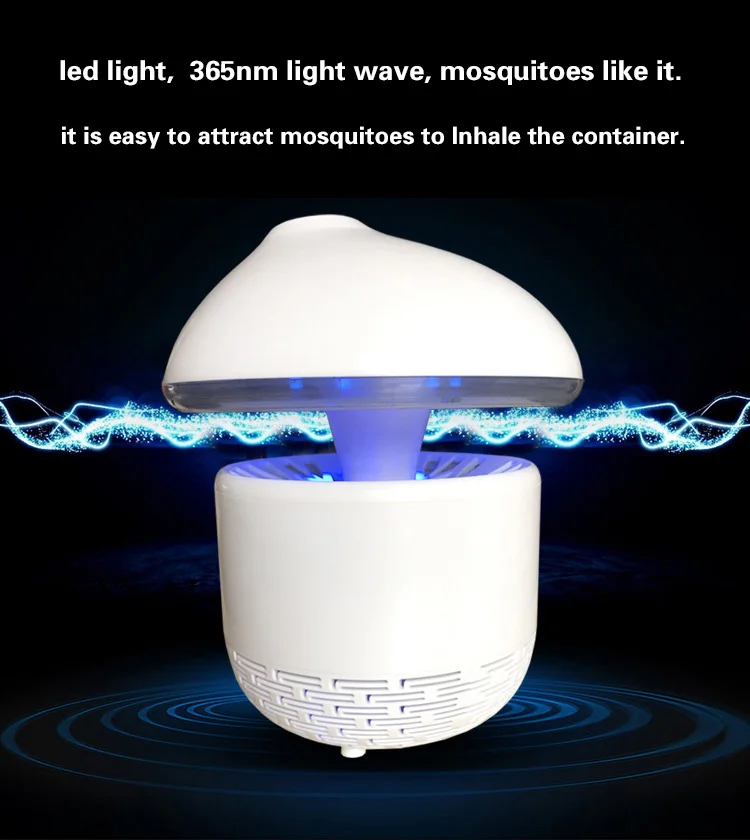 Физические USB убийца лампы электрические комаров светодиодный-излучения звука УФ лампы Anti Mosquito Zapper насекомых для дома