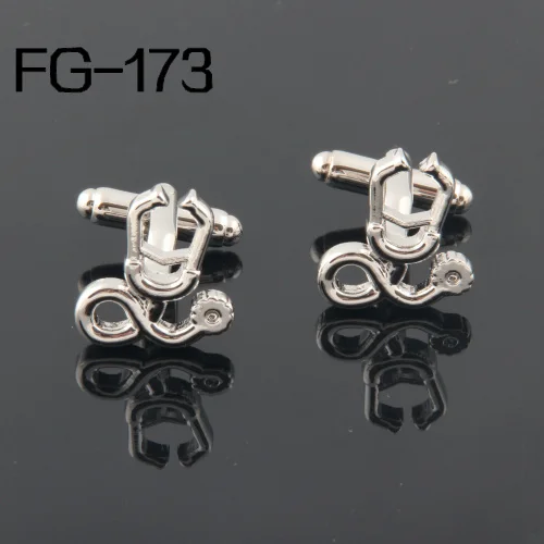 Men's accessories Fashion Cufflinks FREE SHIPPING:High Quality For Men FIGURE 2013CuffLinks Silver color Stethoscope | Украшения и