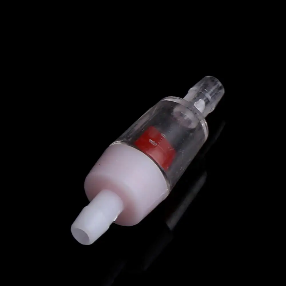 1 шт. односторонний обратный клапан без возврата для аквариума Аквариум CO2 воды воздушный линейный насос C42 - Цвет: Красный