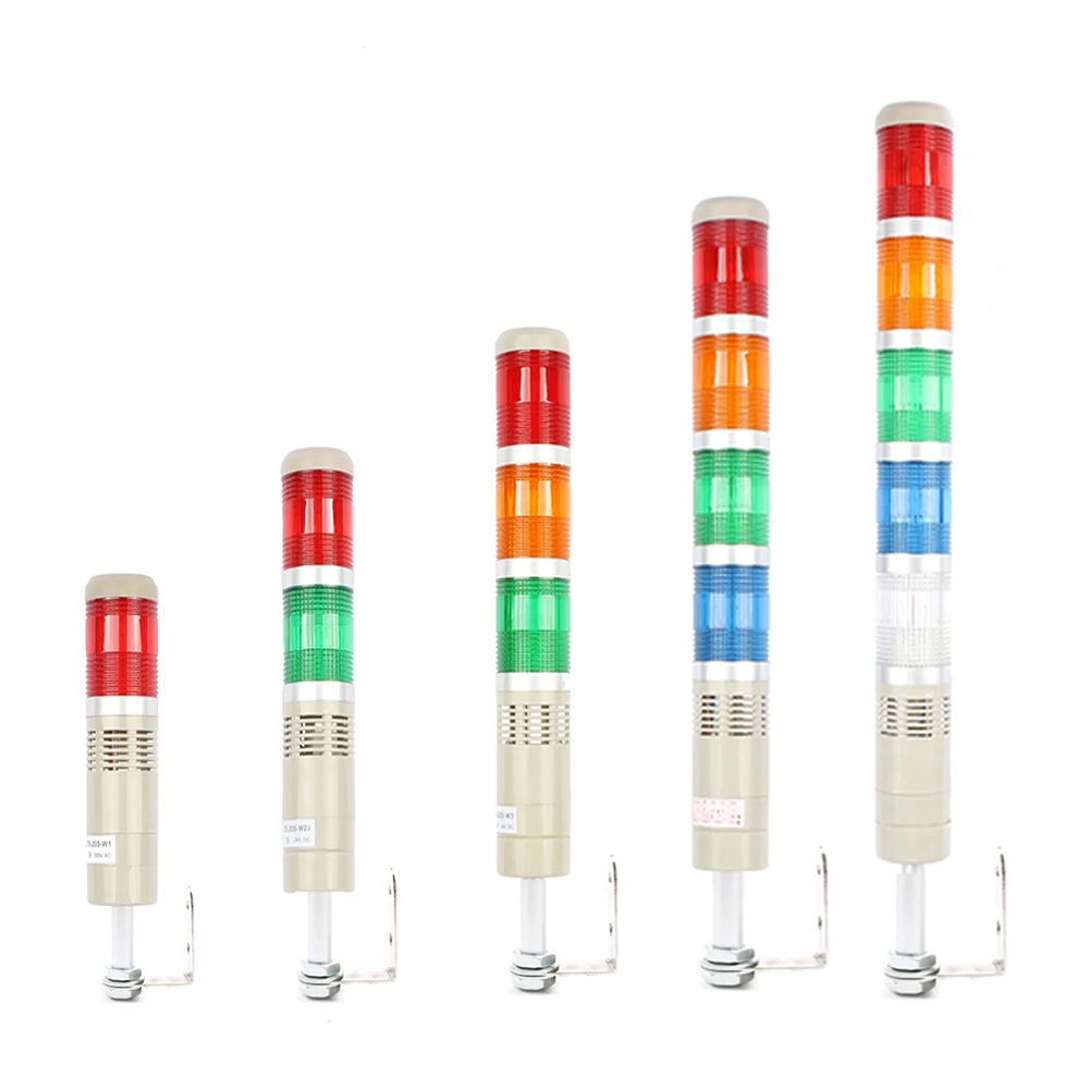 

Industrial Multilayer Stack light Signal Tower Alarm caution light for machinery LTA-205 Alarm lamp DC 24V Steady light